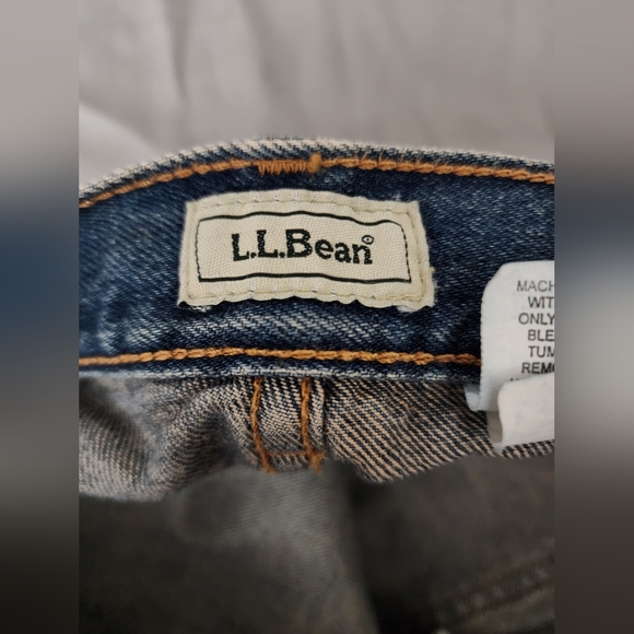 LL Bean Jeans, Women's 14 Reg Cotton - Picture 3 of 12